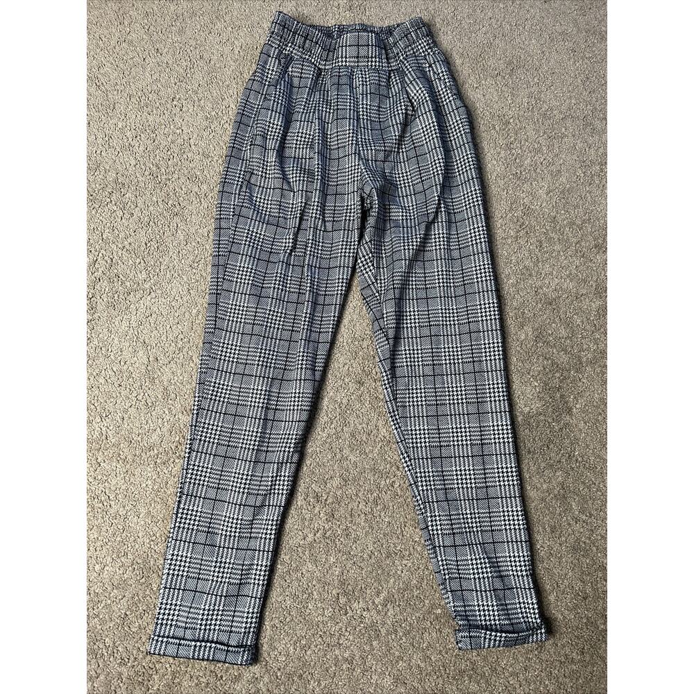 Women’s Size Small Special One International by Rock Black & White Plaid Pants